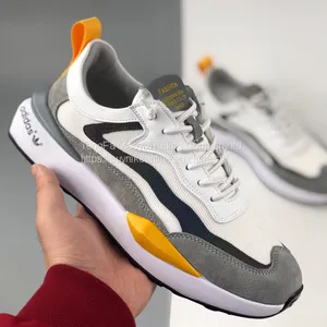 Adidas Fashion White/yellow for Men thumbnail-1