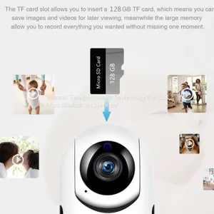 Hotrain FD10 Mini Cloud Storage Wifi 2.4G TF Card Two-way Audio Communication Motion Detect Auto Tracking Monitor Video Camera thumbnail-5