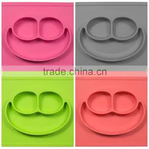 China Silicone Mat Smile Shape Pet Food Mat Rubber Pet Feeding Mat thumbnail-4