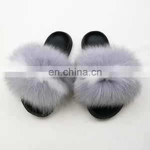 2020 Women Summer Beautiful Design Soft Fur Sandal Shoes thumbnail-5