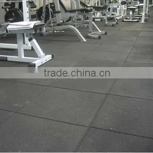 500*500 mm Gym Rubber Floor Mat (EN1177 Certificate) thumbnail-1