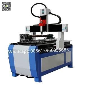 Mini Cnc Router 4 Axis Mach3 Usb Control 6090/6012/6015 Cnc Milling Machine for Metal Wood Acrylic Jade 600x900mm Wood Router thumbnail-1