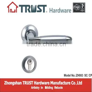 ZH003:TRUST Zinc Alloy Lever Door Handle With Escutcheon thumbnail-1
