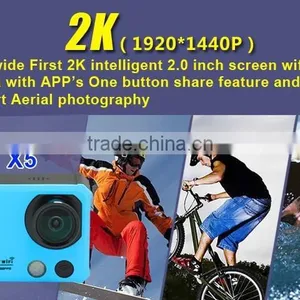 2.0inch 50M Waterproof RF Remote 2K WIFI Action Camera With 1920x1440@30FPS 1920x1080@60FPS 1280x720@120FPS thumbnail-1