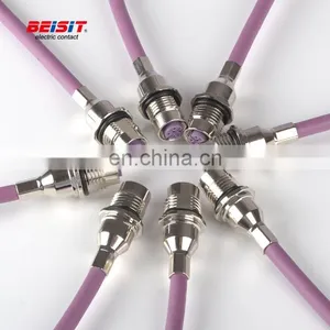 Electrical Cable Connectors 3 4 5 6 8 9 12 Pins IP67 Female For Robot M12 Waterproof thumbnail-5