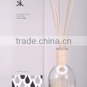 245ml Home Fragrance Aroma Reed Diffuser With Glass Bottle and Clay Stone SA-0033 thumbnail-1