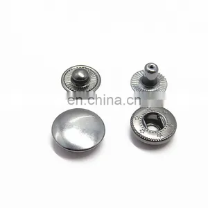 Custom 12mm Metal Spring Snap Clip Button thumbnail-1