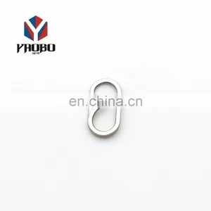 Finely Processed Stainless Steel Custom Shape Keychain Split Keyrings For Case thumbnail-4