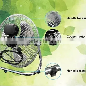 Factory: 12" Inch High Quality Chrome Floor Fan thumbnail-4