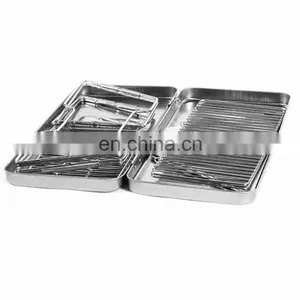 Outdoor BBQ Tool Barbecue Grill Set Portable Camping Charcoal BBQ Grill thumbnail-3