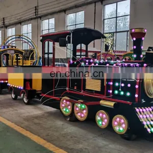 Western Antique Indoor Battery Power Electric Shopping Mall Kids Train for Sale thumbnail-4