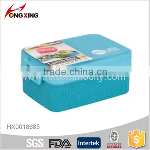 BPA Free 2 Layer Thermal Plastic Bento Lunch Box thumbnail-3