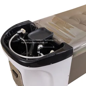 2023 New Fully Automatic Salon Furniture Shampoo Bed Equipment Electric Massage Shampoo Chair M9 thumbnail-3