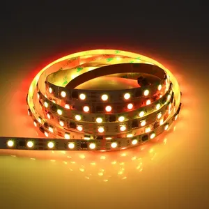 Hot Sale LED Pixel Light Strip 48W/Roll 60leds/M WS2811 LED Strip 24-key Infrared Bluetooth Music Controller RGB LED Strip Light Kit thumbnail-4