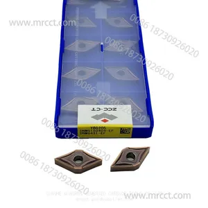 ZCC DNMG YBG205 DNMG150404-EF Carbide Inserts CNC Turning Tool Lathe Cutter Tools thumbnail-1