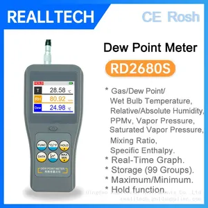 RD2680S Precision Dew Point Meter (Separate Sensor for Gas) With Real-time Graph Display thumbnail-2