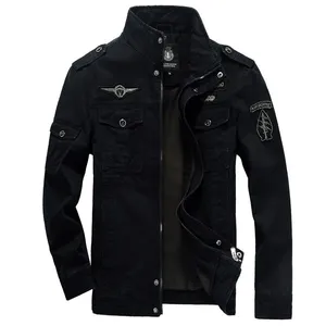 Denim Fashion Color Casual Sports Windproof Men's Long Sleeves Loose Jacket thumbnail-6