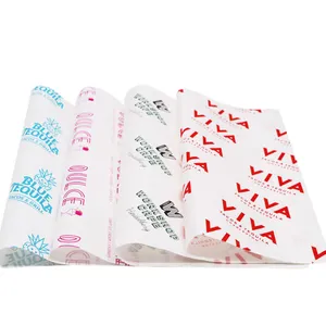 Customized Greaseproof Food Packing Paper Double Side Recycled Biodegradable Burger Paper Food Grade Greaseproof Paper thumbnail-4