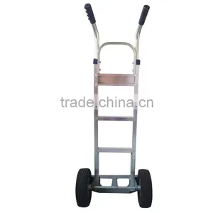 China Manufacture 150kgs Capacity Aluminium Sack Truck Hand Trolley thumbnail-2