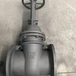 API GOST DN400 PN40 Cast Steel A216 Wcb 20L 25L Rising Stem Bolted Bonnet Stellite Trim Flexible Wedge Flange Gate Valve thumbnail-5