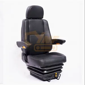New 1 Ton Mini Excavator Operator Seat With Armrests Made of Steel Compatible Models EC210B EC240B EC330B EC290B EC360B EC460B thumbnail-2