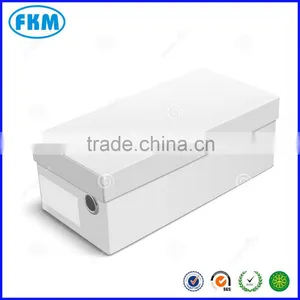 Custom Design White Blank Paper Shoe Box thumbnail-1