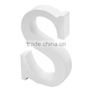 Craft Wooden Wood Letter Alphabet S Wedding Party Home DIY Decor 1.2cm Thickness thumbnail-1