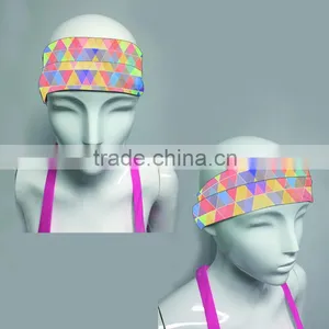 Latest Women Volleyball Sport Decorative Headband Fancy Design Hairband, Fashion Sports Lycra Headband for Sport thumbnail-2