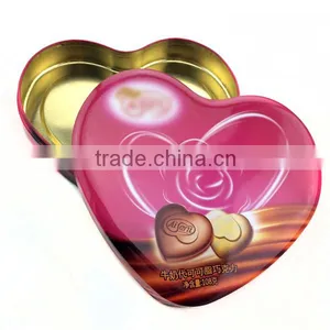 Chocolate Tins Heart Shaped Tin Gift Box Packaing thumbnail-2