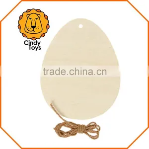 DIY Wooden Hanging Ornaments Easter Eggs Set of 6 for Easter thumbnail-2