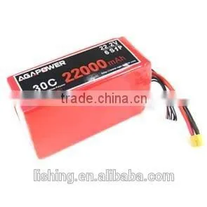 Drone FPV LiPo Battery 22000mah | RC Helicopter Battery With EC5 Connector | Grade Lithium Cell for Multirotor thumbnail-1