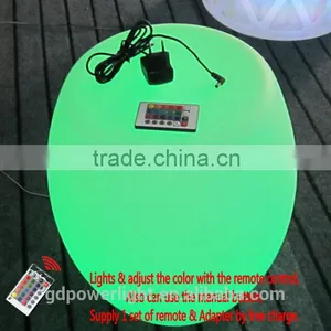 New PE Plastic Stool With LED Lights & Remote Control YXF-4243 thumbnail-1