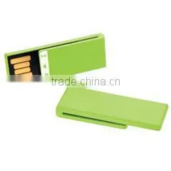 Custom Logo Mini Platic Clip Usb Flash Memory thumbnail-1
