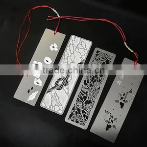 Rectangular Pierced Thin Metal Bookmark thumbnail-1