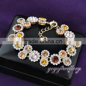Luxury Saudi Fake Gold Bracelet Jewelry thumbnail-5