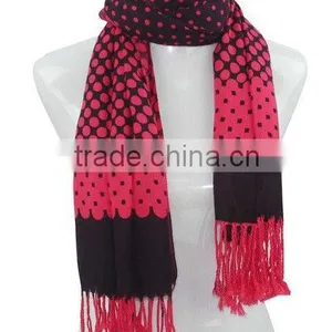 Polka Dot Viscose Scarf thumbnail-1