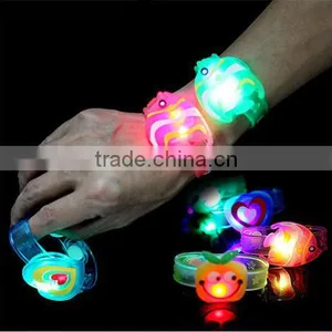 Cute!!! Soft Jelly Light Up LED Bracelets Bangle Wristband Party Favors For Children Kids Children'Day Christmas Wedding thumbnail-2
