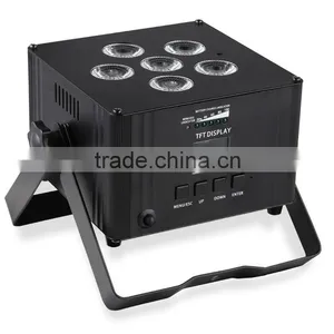 Hot Sale Battery Powered 4in1 RGBW Aluminum Housing LED PAR Stage Light thumbnail-4