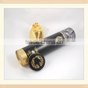 Metal Round Cylinder Packaging Box for Wine thumbnail-4