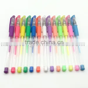 Hot Selling Neon Gel Pen With Different Ink Colors thumbnail-5