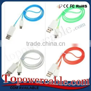 China Supplier Premium Hi-Speed Charging USB Cable With LED Light thumbnail-6