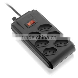 6way Brazil Socket Inmetro Power Strip Surge Protector thumbnail-1