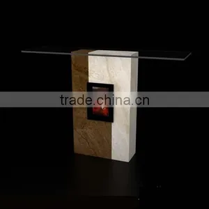 Modern Style Travertine Natural Stone Table,console Table of Living Room Furniture thumbnail-1