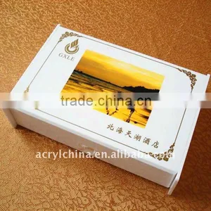 Plexiglass Tissue Box / Pull Napkin Box / Tissue Box Cover / Napkin Holder thumbnail-1