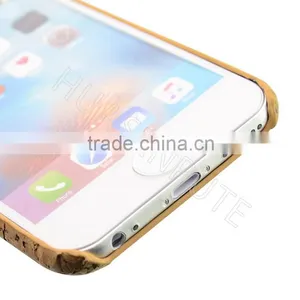 High Protective Real Wooden Style Hard Plastic Cellphone Cover Case For Apple IPhone 6s thumbnail-6