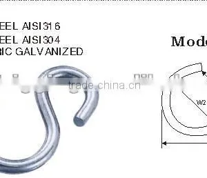 Factory Supply Best Sale BT-90 Stainless Steel S Hook With Competitve Price thumbnail-2