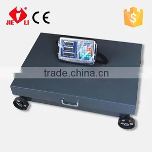1000kg 100g Heavy Duty Weighing Wheeled Scale Portable thumbnail-1