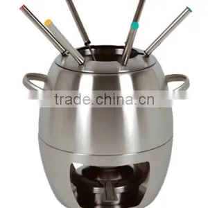 Classical Elegant High Quality Stainless Steel Fondue Set With Forks thumbnail-1