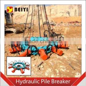 BEIYI Concrete MK180S Round Hydraulic Pile Breaker Cutting Concrete Foundation Machinery thumbnail-1