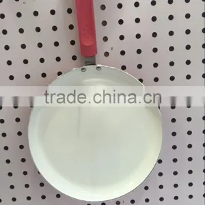 Red Color Nonstick Aluminum Indian Style Tawa Frying Pan Pressed Crepe Pan thumbnail-2